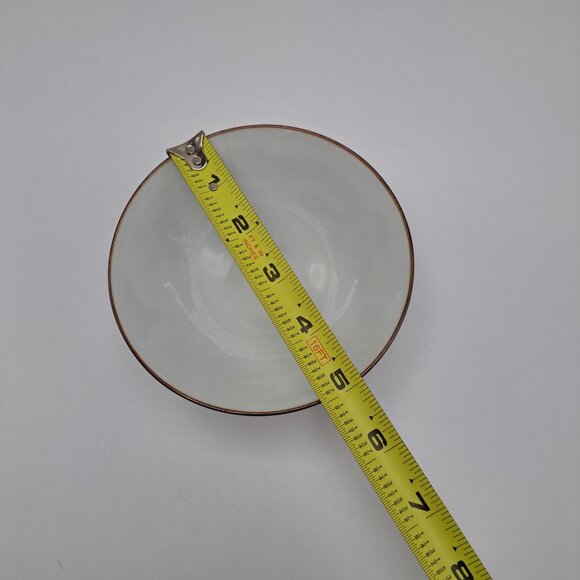 Oriental Asian Ceramic Rice Bowl Blue Dragon Hand Painted Collectible - Picture 9 of 11